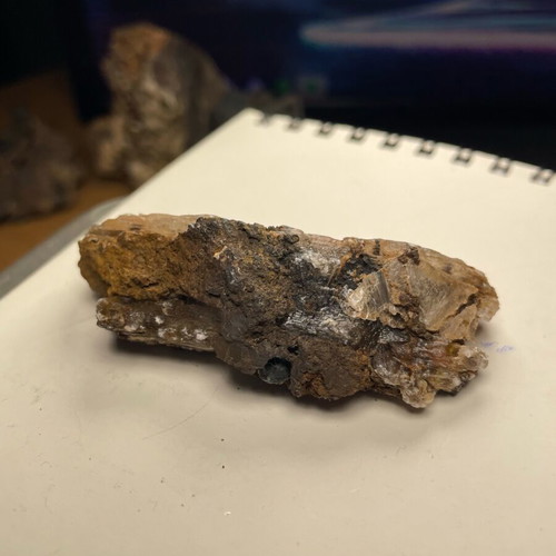 Selenite with hematite new, beautiful specimen