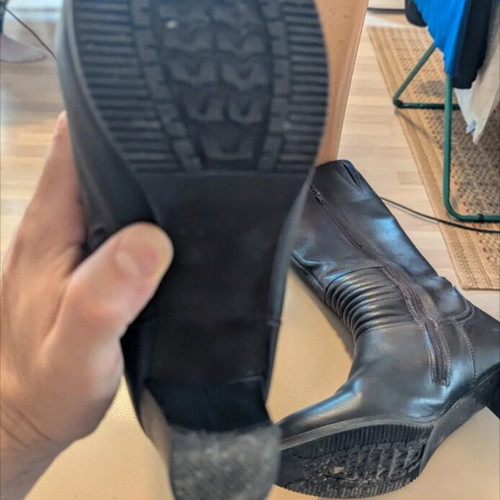 Peter Kozina leather boots size 37 like new, dark brown