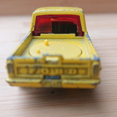 Matchbox Lesney Rola-Matics No. 57 Wild Life Ford Ranger Truck yellow used