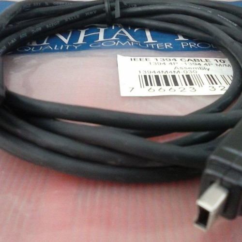 Καλώδιο (cable) FireWire 4pin σε 4pin 3m (IEEE 1394) Male/Male Manhattan