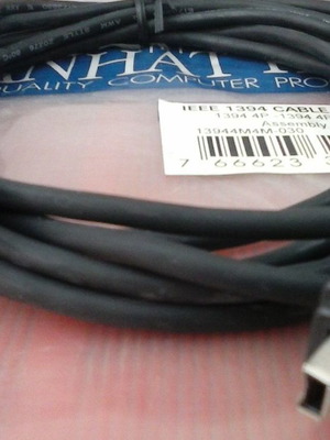 Καλώδιο (cable) FireWire 4pin σε 4pin 3m (IEEE 1394) Male/Male Manhattan