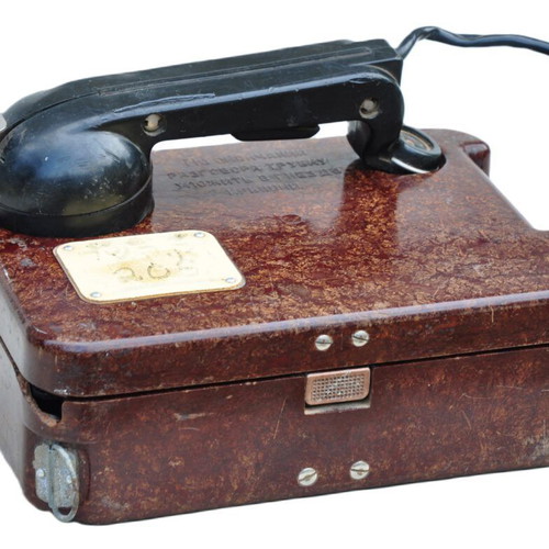 Soviet military field phone TA-57 used