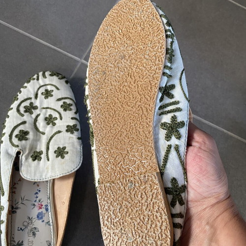 A-Cold-Wall leather mules size 39 like new, white