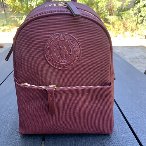 U.S. Polo Assn. women's mini backpack, burgundy