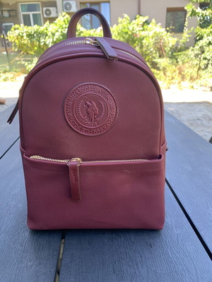 U.S. Polo Assn. women's mini backpack, burgundy