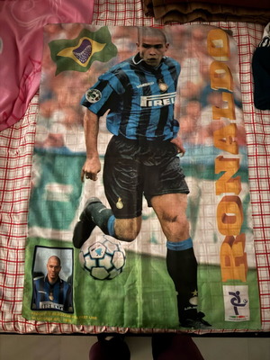 Ronaldo R9 Inter Milan flag retro like new