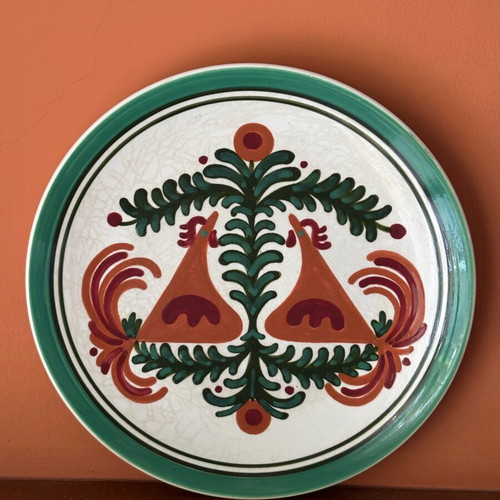 Keramikos Tanagraia plate like new, collectible
