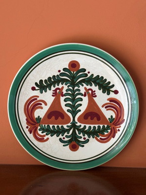 Keramikos Tanagraia plate like new, collectible