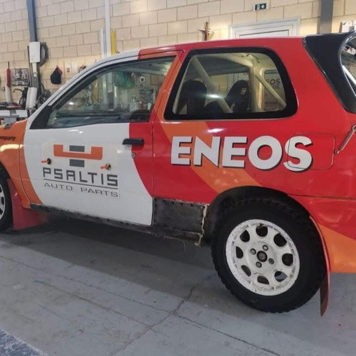 Toyota Starlet Rally Car used with upgrades and manual transmission