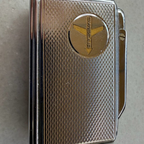 Jbelo Prestige SwissAir lighter used, collectible vintage