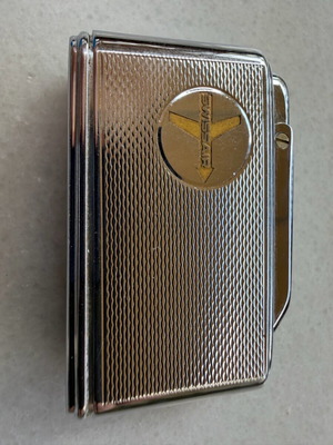 Jbelo Prestige SwissAir lighter used, collectible vintage