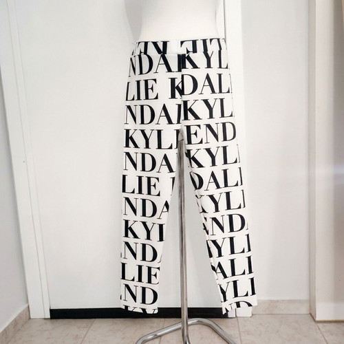 Kendall + Kylie Leggings new, white and black, XL (42)