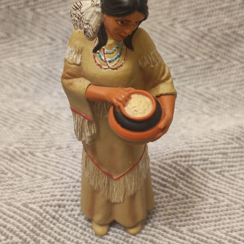 Bullyland Indian Figures set of 3 handpainted vintage used