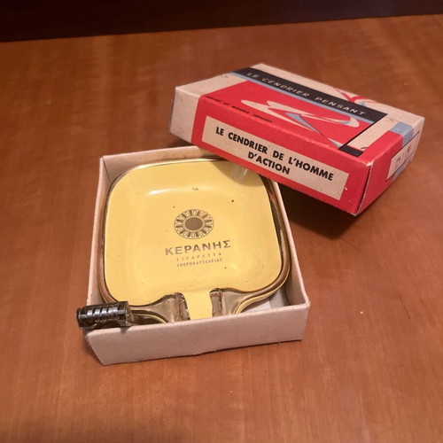 Vintage Keranis Porcelain Ashtray luxury French made new in box