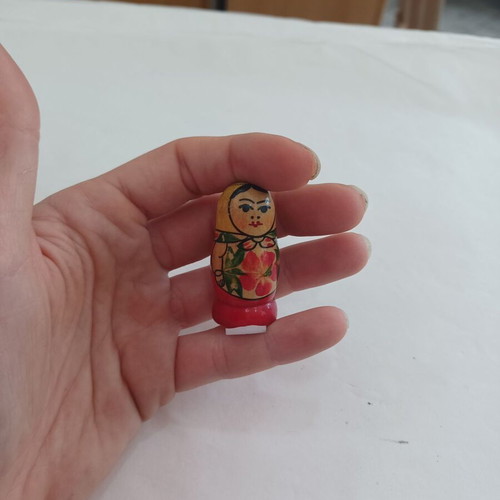 Wooden Babushka Miniature Figure like new