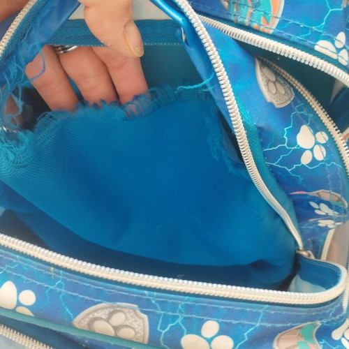 Paw Patrol Wheeled School Bag used with functional zippers