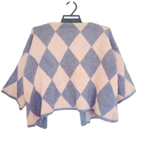 Howl's Moving Castle Bolero Jacket cardigan like new, gray and pink