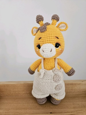 Amigurumi καμηλοπάρδαλη καινούργιο πλεκτό λούτρινο παιχνίδι