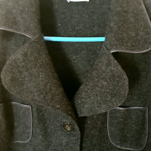 Basler wool blazer like new, gray, size L