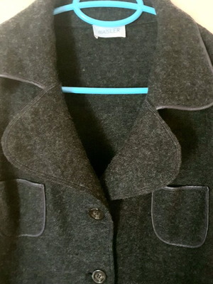 Basler wool blazer like new, gray, size L