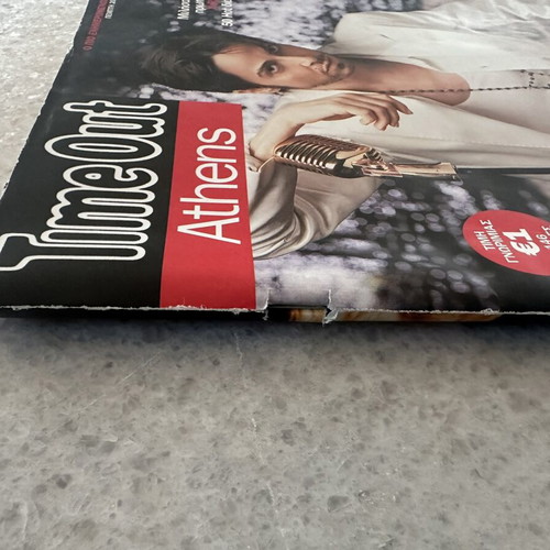 Time Out Athens magazine Anna Vissi 2003, like new