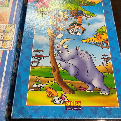 Disney children's puzzle set like new, two pieces