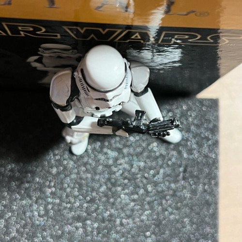 Attakus Star Wars Metal Stormtrooper Vanguard figure used with box and COA