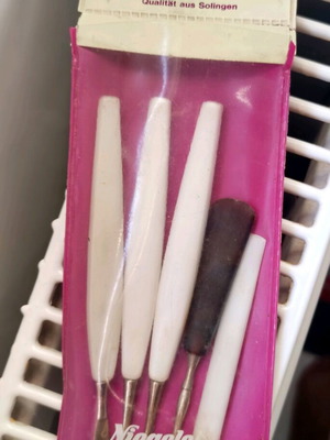 Nail care set new, 5 tools for manicure and pedicure