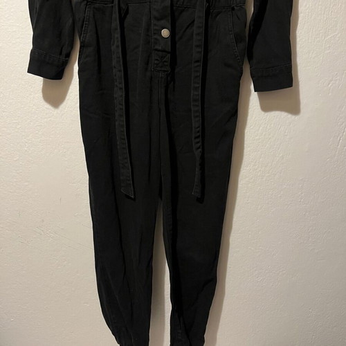Denim overalls Miss Bonbon used, size M, black