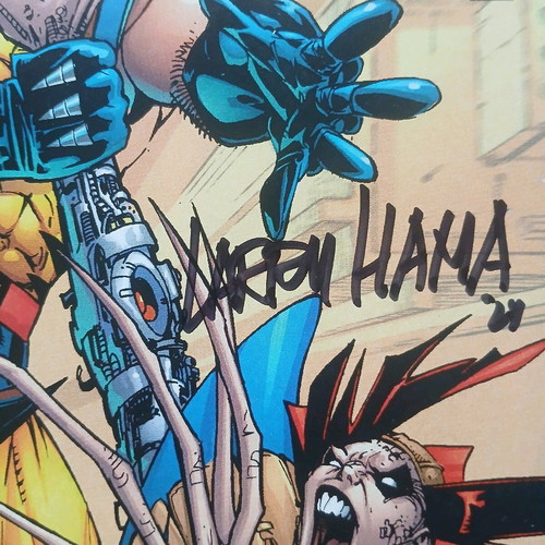Wolverine (1997) #114 used with Larry Hama signature