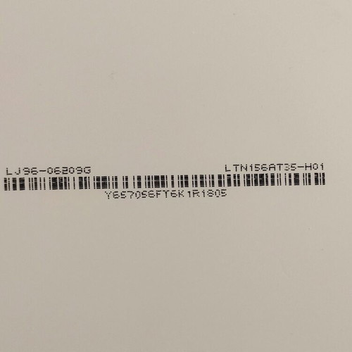 Laptop screen LTN156AT39-H01 like new, 15.6 inch, 1336x768 resolution
