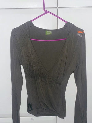 Skunkfunk long-sleeve crossover hoodie top XS