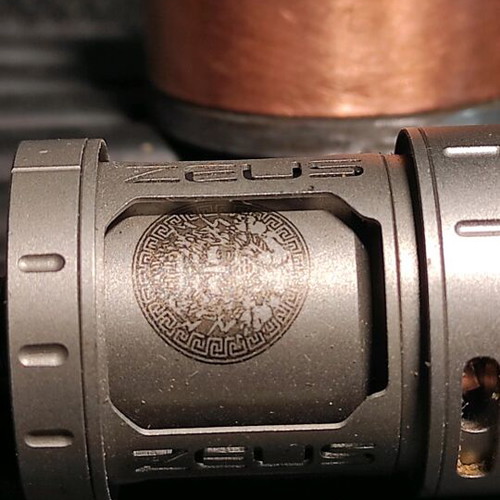 Zeus RTA Sanded rebuildable pneumatic vaporizer used