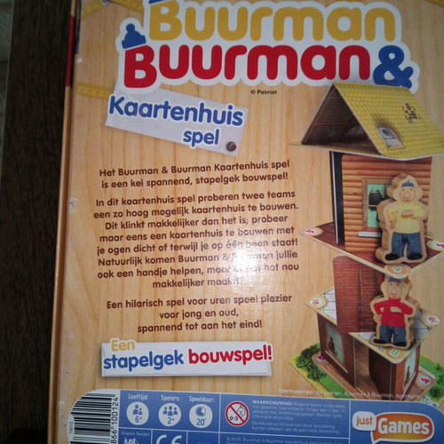 Buurman & Buurman card game used