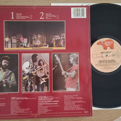Eric Clapton Timepieces Vol. II Live in the Seventies LP