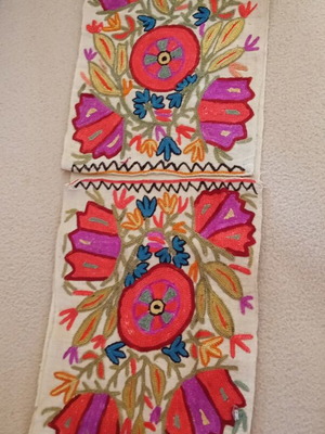 Palios Tsevres table linen like new, 20x1.90cm