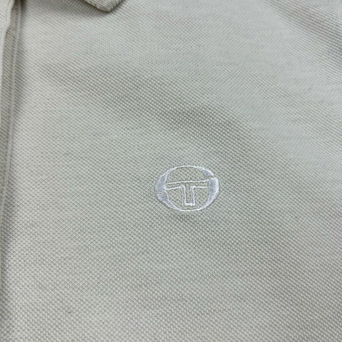 Sergio Tacchini sleeveless polo Large Vintage 90s Retro with a polo collar and buttons