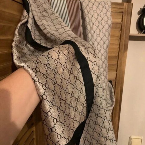 Esarpa scarf 100% viscose like new, multicolor, 187x94 cm
