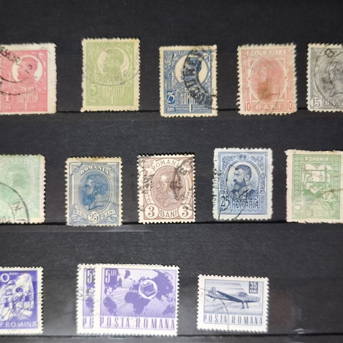 Romanian collectible stamp lot used 1900–1960 vintage