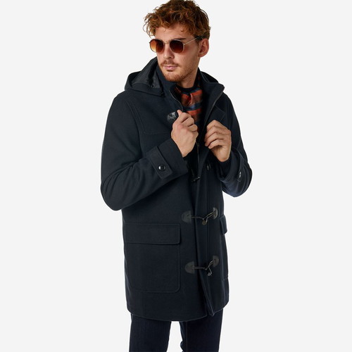 Montgomery coat Sogo men's blue new with hood