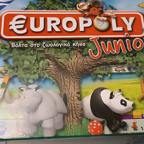 Europoly Junior board game used for children