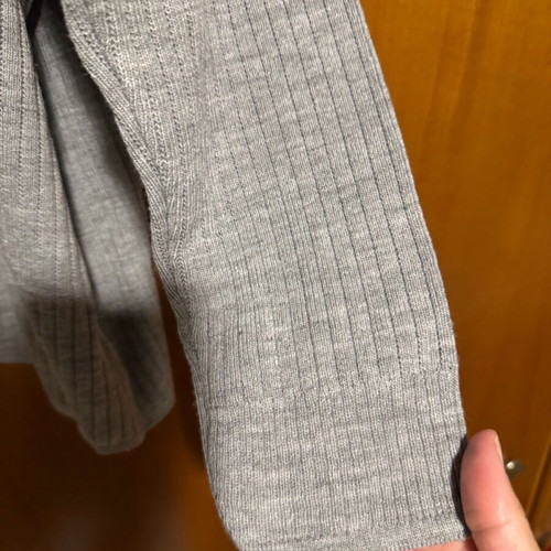 Knitted set like new, gray, size M-L