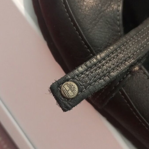 Timberland women's anatomical leather ballerinas like new black size 41