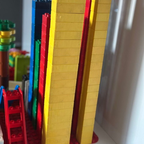 Various LEGO TUBLO used