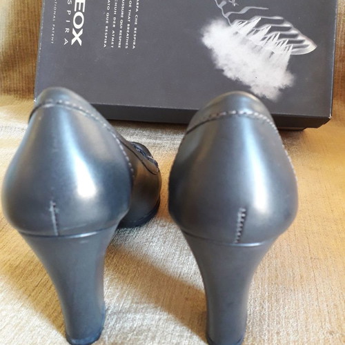 Geox Respira No 36 pumps new, grey with 8-9 cm heel