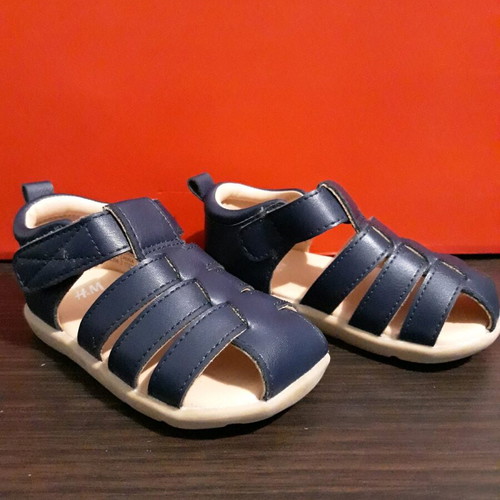 H&M baby sandals size 18/19, blue