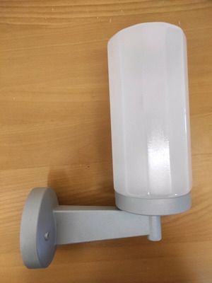 Wall light new aluminum and plastic for outdoor use