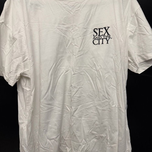 Pull & Bear Sex and the City T-shirt XL used, black and white