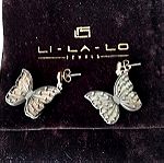  Σκουλαρίκια Li-La-Lo επιχρυσωμένα 925