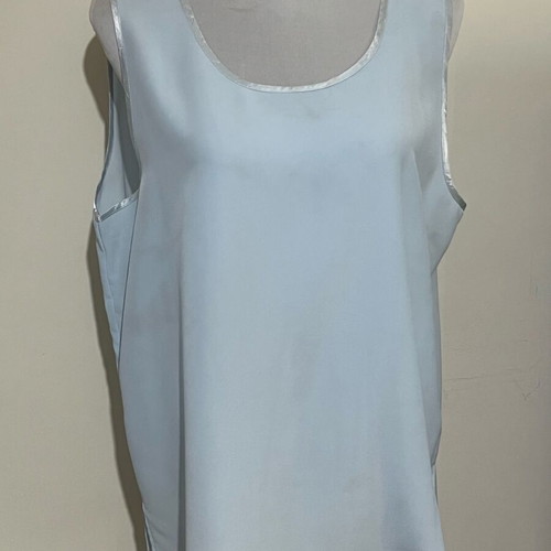 Dina muslin blouse and two tops set size XL like new, black and blue
